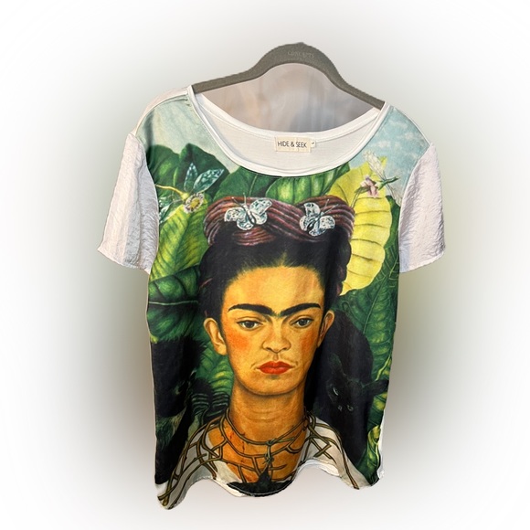 Hide&Seek Frieda Kahlo Shirt L - Picture 1 of 7